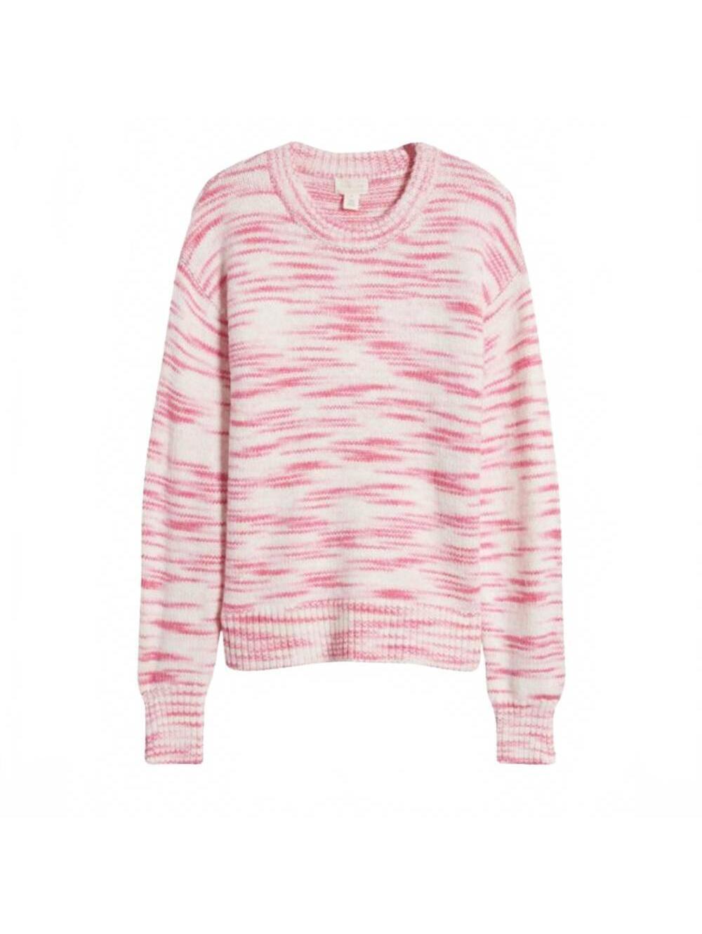 Caslon space dye sweater.  Size L